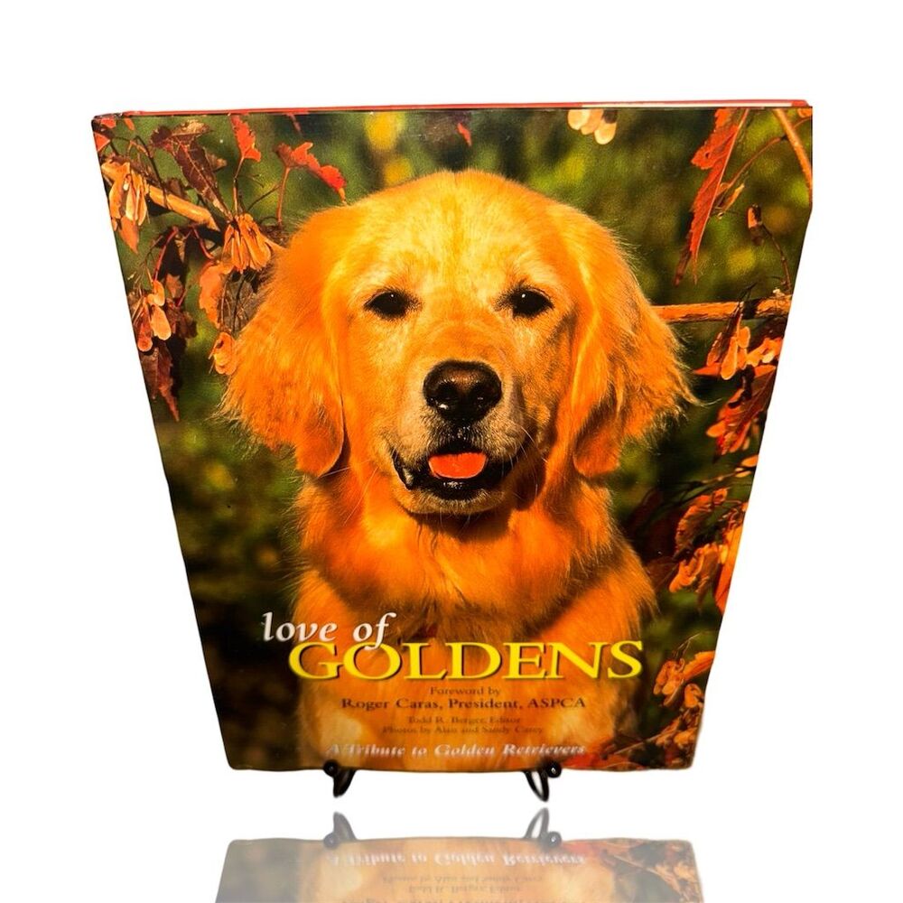 Love of Goldens: Tribute to Golden Retrievers Hardcover Book: GUC